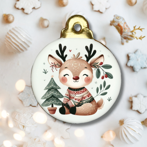 „Linksmasis Elniukas" dekoruotas meduolis