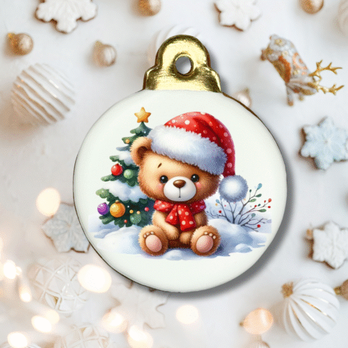 "Raudonas meškinas" dekoruotas meduolis