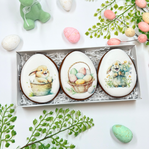 „Velykos Nr. 2" - dekoruotų meduolių rinkinys