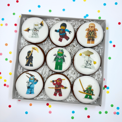 "Ninjago fanui" dekoruotų meduolių rinkinys