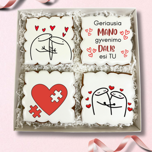 „Tu mano dalis" dekoruotų meduolių rinkinys