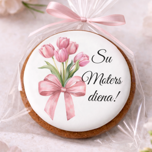 "Su moters diena Nr. 3" simbolinė dovanėlė meduolis