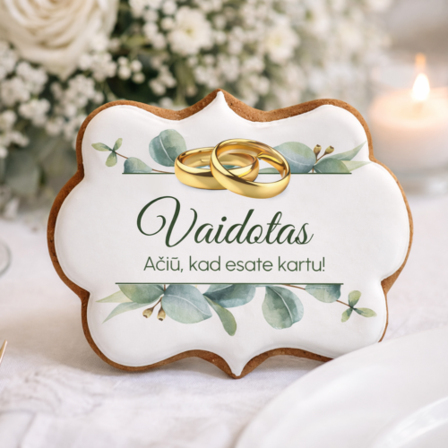 Vestuvines stalo korteles